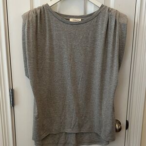 Umgee Women's Heather Gray Short Sleeve Top
